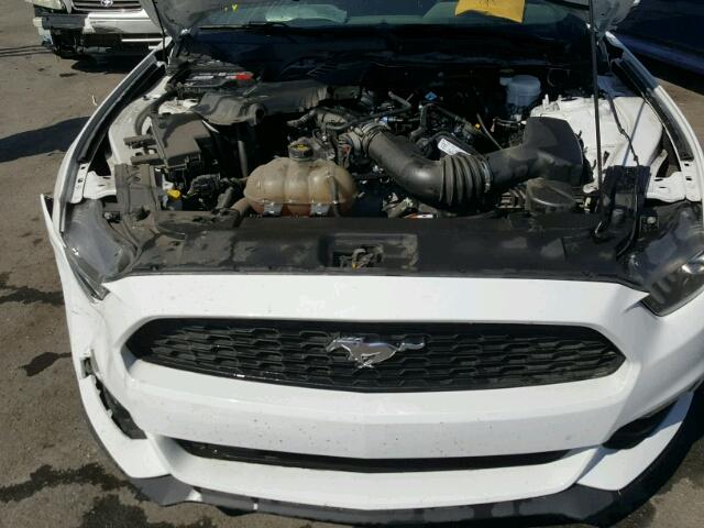 1FA6P8AM7F5376461 - 2015 FORD MUSTANG WHITE photo 7