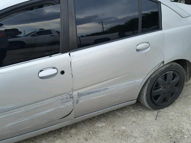 1G8AJ52F05Z136920 - 2005 SATURN ION LEVEL SILVER photo 10
