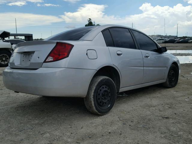 1G8AJ52F05Z136920 - 2005 SATURN ION LEVEL SILVER photo 4