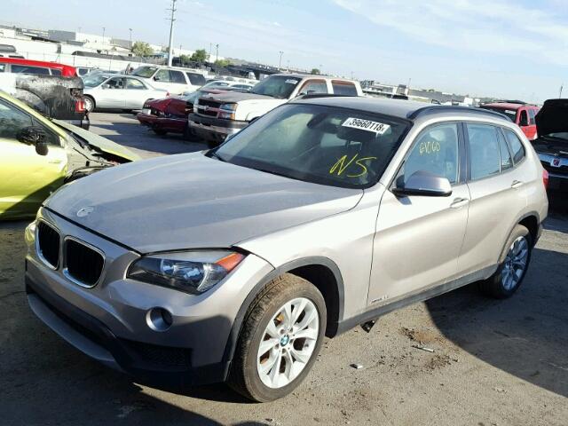 WBAVL1C50EVY16501 - 2014 BMW X1 XDRIVE2 SILVER photo 2