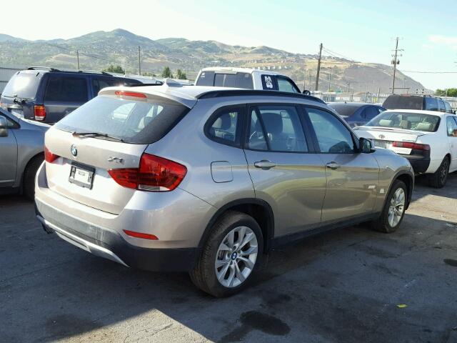 WBAVL1C50EVY16501 - 2014 BMW X1 XDRIVE2 SILVER photo 4