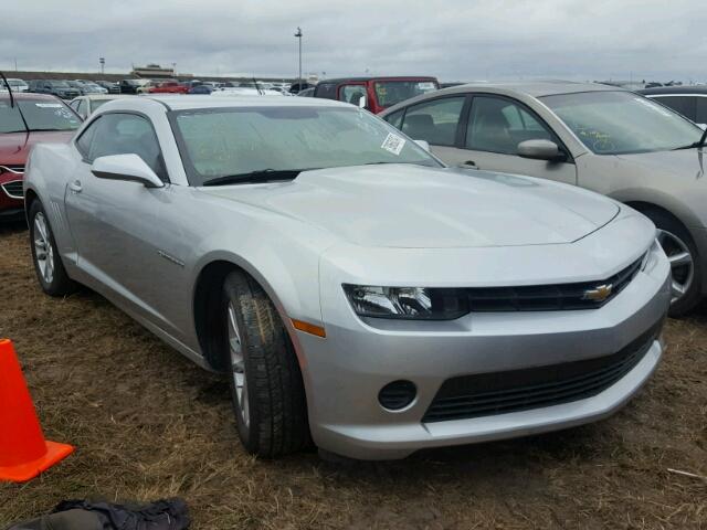 2G1FB1E3XF9186795 - 2015 CHEVROLET CAMARO LS SILVER photo 1