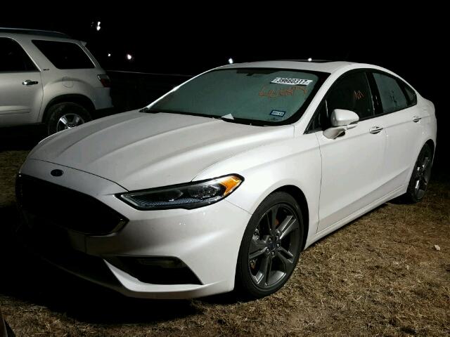 3FA6P0VP8HR206258 - 2017 FORD FUSION SPO WHITE photo 2