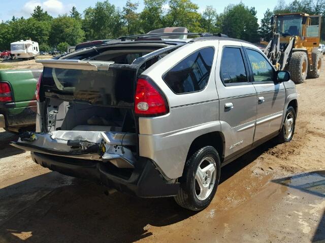 3G7DA03E05S506089 - 2005 PONTIAC AZTEK SILVER photo 4