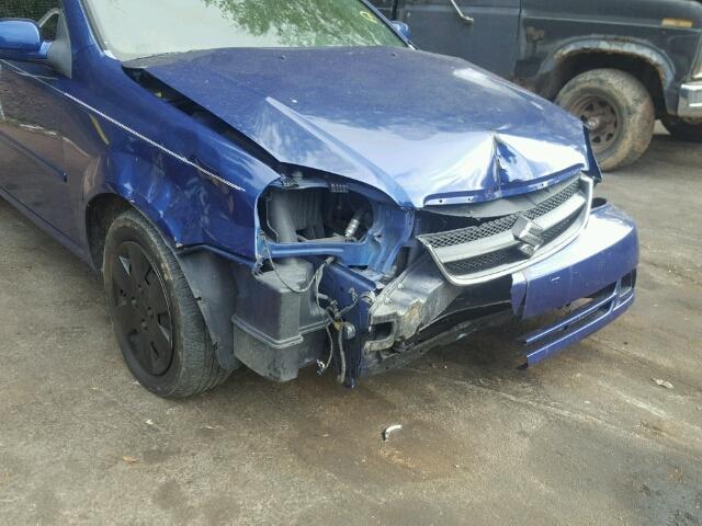 KL5JD56Z48K749241 - 2008 SUZUKI FORENZA BA BLUE photo 9