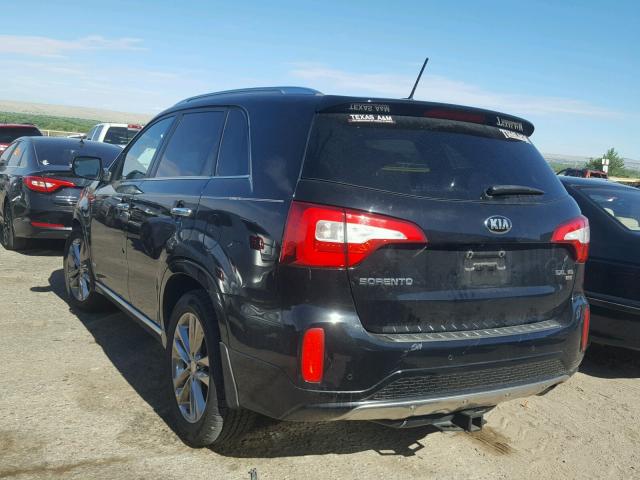 5XYKWDA76EG487457 - 2014 KIA SORENTO SX BLACK photo 3