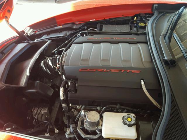 1G1YK2D7XJ5103181 - 2018 CHEVROLET CORVETTE S RED photo 7