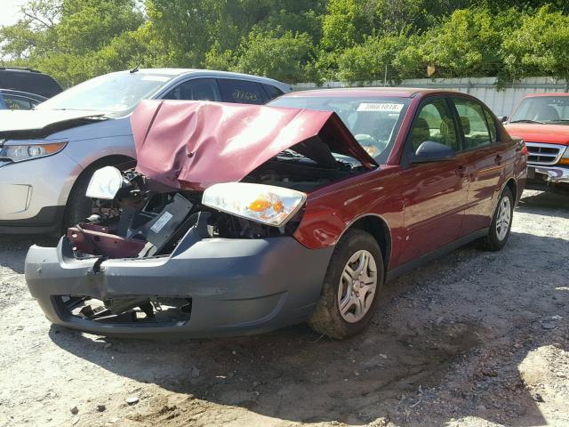 1G1ZS58F97F294182 - 2007 CHEVROLET MALIBU LS Bordo foto 2