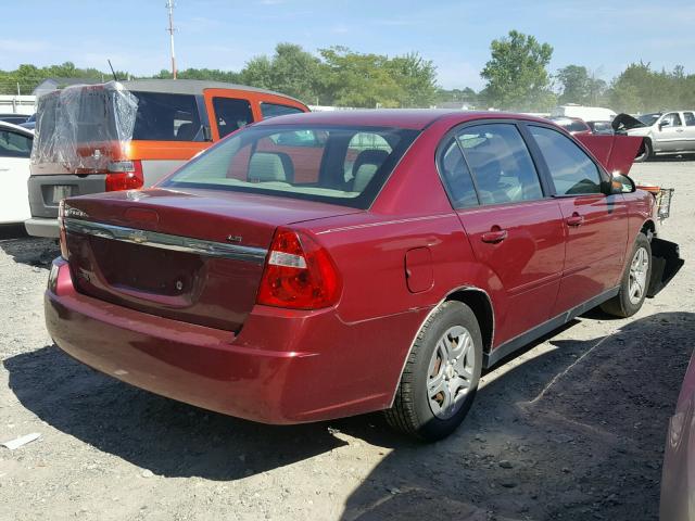 1G1ZS58F97F294182 - 2007 CHEVROLET MALIBU LS Bordo foto 4