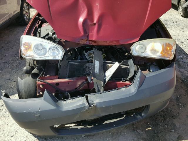 1G1ZS58F97F294182 - 2007 CHEVROLET MALIBU LS Bordo foto 7