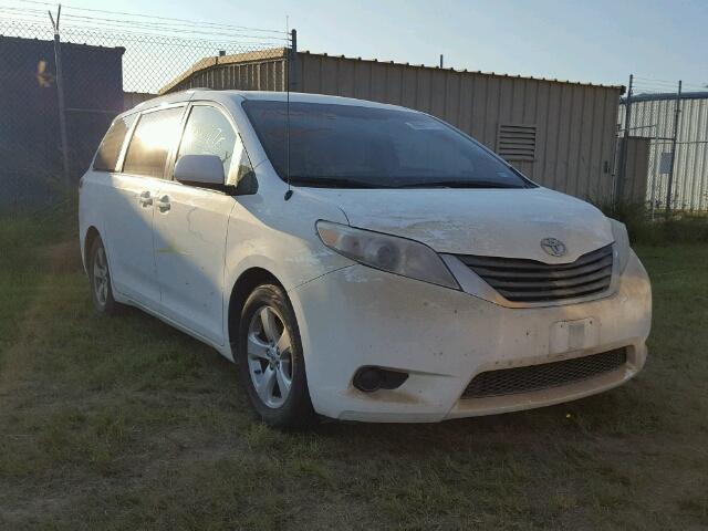 5TDKK3DC2BS069605 - 2011 TOYOTA SIENNA LE WHITE photo 1