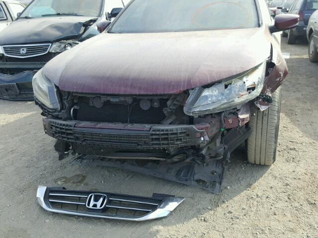 1HGCR2F39DA126178 - 2013 HONDA ACCORD LX MAROON photo 9