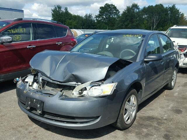 1G8AJ55F16Z208933 - 2006 SATURN ION GRAY photo 2