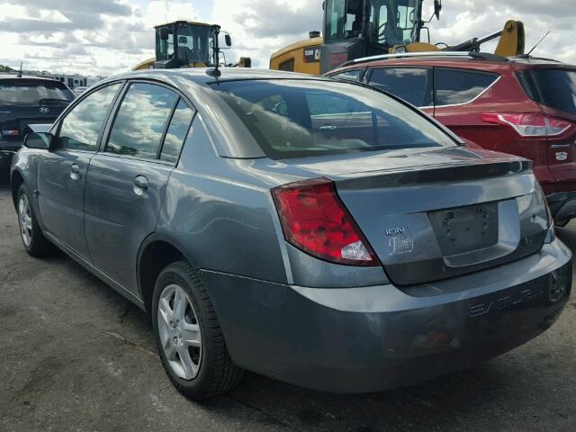 1G8AJ55F16Z208933 - 2006 SATURN ION GRAY photo 3