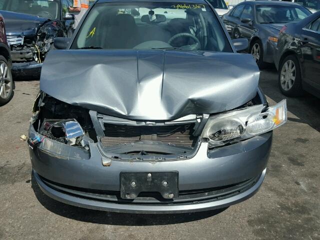 1G8AJ55F16Z208933 - 2006 SATURN ION GRAY photo 7