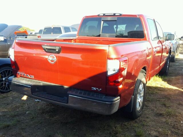 1N6AA1EK7HN532391 - 2017 NISSAN TITAN RED photo 4