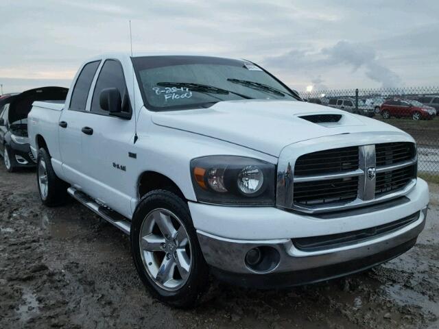 1D7HA18268S539918 - 2008 DODGE RAM 1500 WHITE photo 1