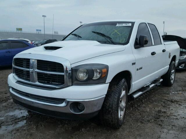 1D7HA18268S539918 - 2008 DODGE RAM 1500 WHITE photo 2