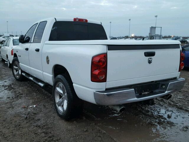 1D7HA18268S539918 - 2008 DODGE RAM 1500 WHITE photo 3