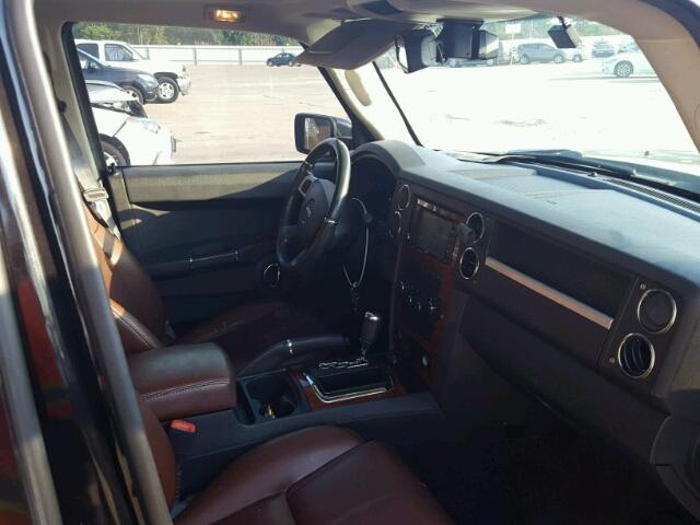 1J8HH58T39C517949 - 2009 JEEP COMMANDER BLACK photo 5