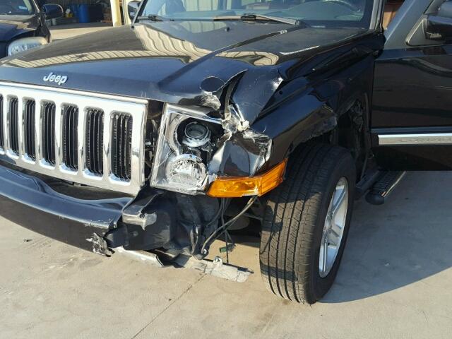 1J8HH58T39C517949 - 2009 JEEP COMMANDER BLACK photo 9