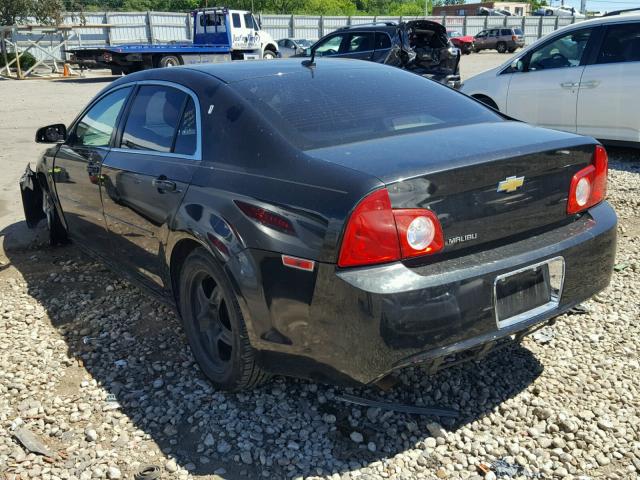 1G1ZB5E11BF201544 - 2011 CHEVROLET MALIBU LS შავი ფოტო 3