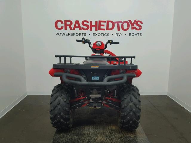4XAMH68A85A358059 - 2005 POLARIS SPORTSMAN RED photo 4