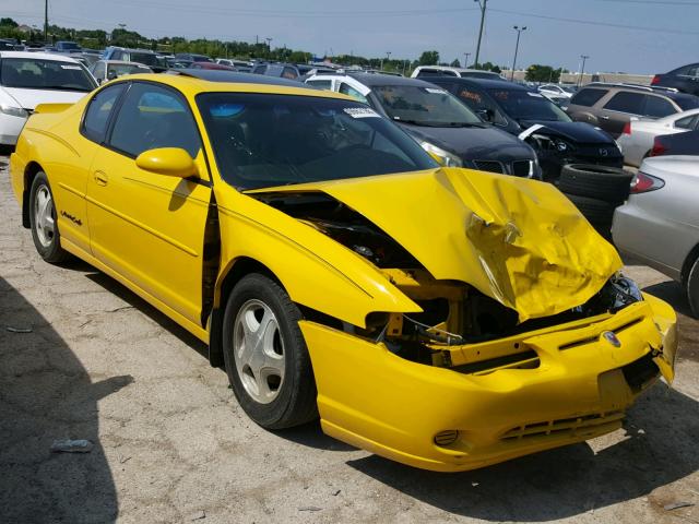 2G1WW15E229310509 - 2002 CHEVROLET MONTE CARL YELLOW photo 1