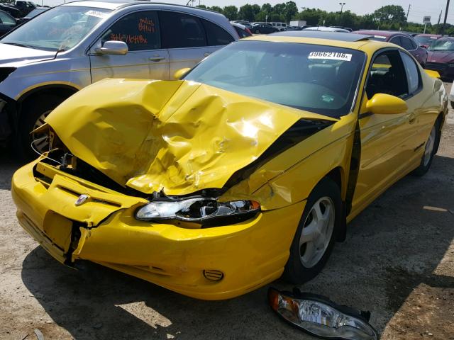 2G1WW15E229310509 - 2002 CHEVROLET MONTE CARL YELLOW photo 2