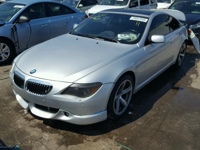 WBAEH73475B869158 - 2005 BMW 645 CI AUT SILVER photo 2