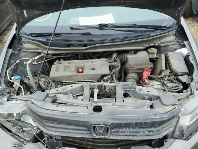 2HGFB2F86CH534974 - 2012 HONDA CIVIC BROWN photo 7