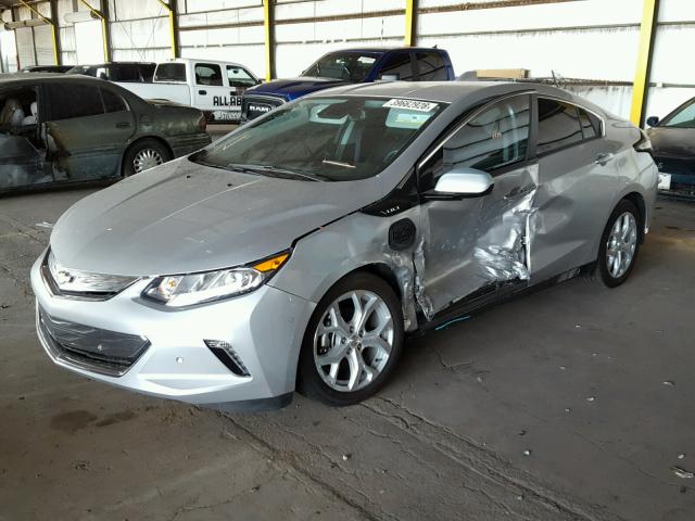 1G1RB6S55HU109340 - 2017 CHEVROLET VOLT PREMI SILVER photo 2