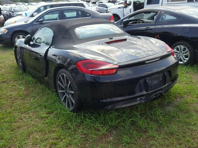 WP0CB2A84ES140068 - 2014 PORSCHE BOXSTER S BLACK photo 3