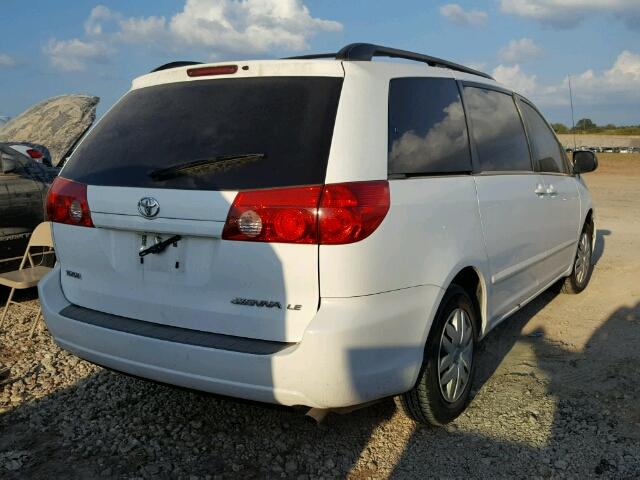 5TDKK4CC7AS297184 - 2010 TOYOTA SIENNA WHITE photo 4