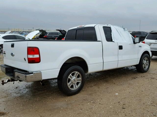 1FTPX12576KB96640 - 2006 FORD F150 Ақ фото 4