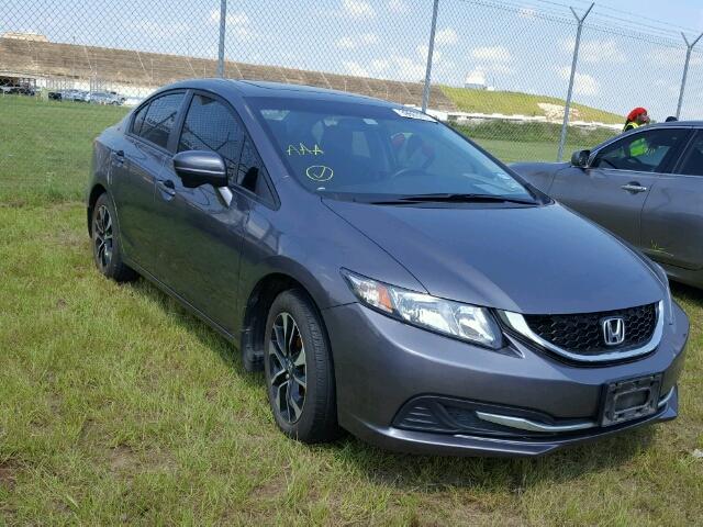 19XFB2F82EE085063 - 2014 HONDA CIVIC GRAY photo 1