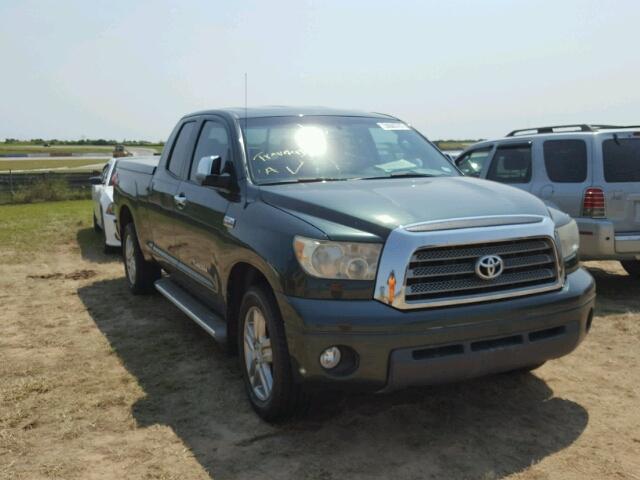 5TFRV58197X012409 - 2007 TOYOTA TUNDRA GREEN photo 1