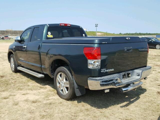 5TFRV58197X012409 - 2007 TOYOTA TUNDRA GREEN photo 3