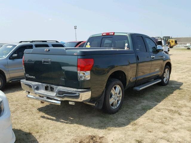 5TFRV58197X012409 - 2007 TOYOTA TUNDRA GREEN photo 4