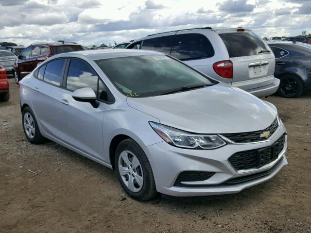 1G1BC5SM0H7127890 - 2017 CHEVROLET CRUZE SILVER photo 1