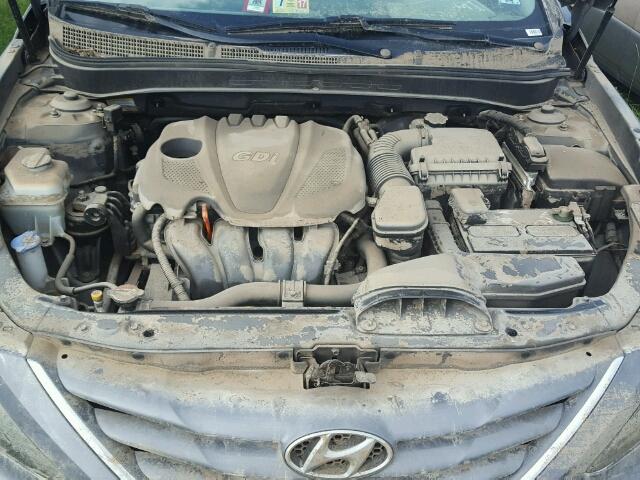 5NPEB4AC1BH226232 - 2011 HYUNDAI SONATA GLS GRAY photo 7