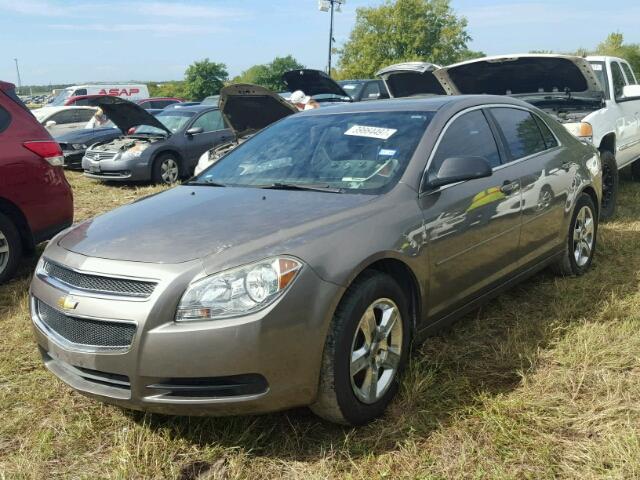 1G1ZA5EU5CF110517 - 2012 CHEVROLET MALIBU LS BROWN photo 2