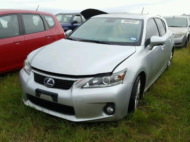 JTHKD5BH1C2080784 - 2012 LEXUS CT SILVER photo 2