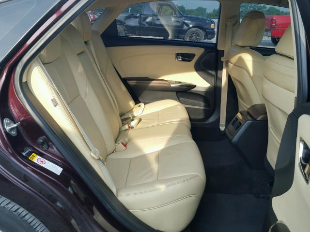 4T1BK1EB8EU133457 - 2014 TOYOTA AVALON BAS 栗色 照片 6