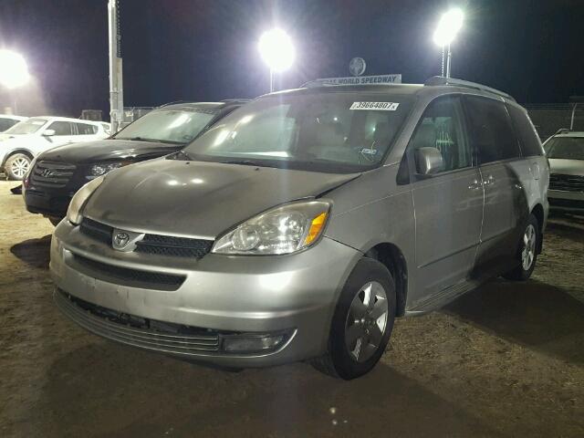 5TDZA22C15S294892 - 2005 TOYOTA SIENNA XLE SILVER photo 2