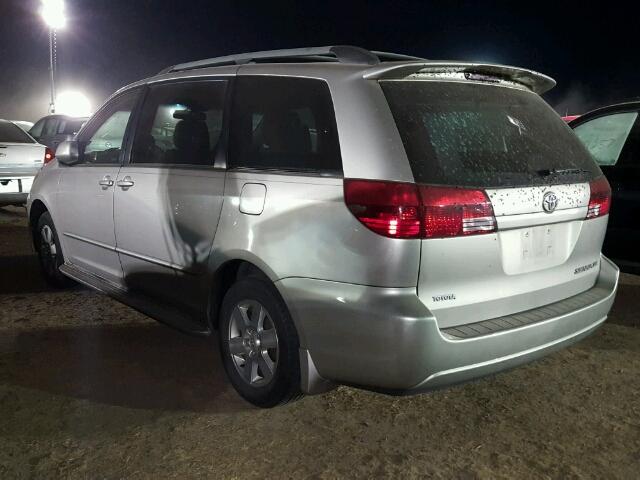 5TDZA22C15S294892 - 2005 TOYOTA SIENNA XLE SILVER photo 3