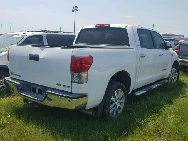 5TFHW5F17DX304714 - 2013 TOYOTA TUNDRA CRE WHITE photo 4