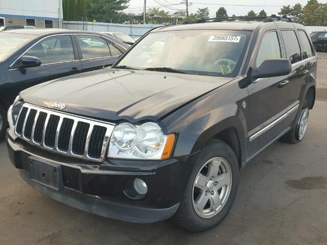 1J8HR58216C146533 - 2006 JEEP GRAND CHER BLACK photo 2