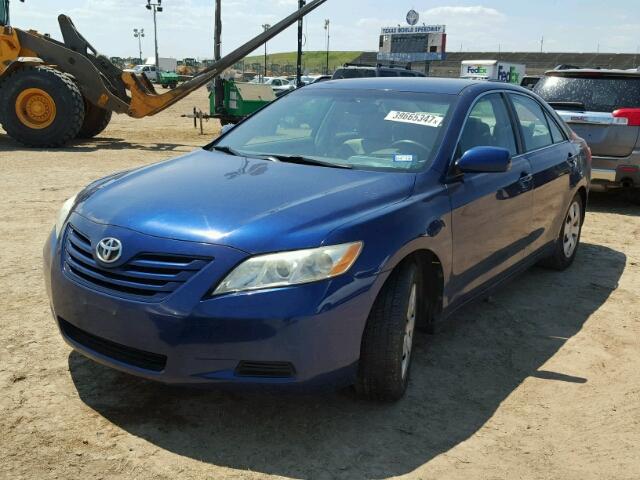 4T4BE46K39R068813 - 2009 TOYOTA CAMRY BLUE photo 2