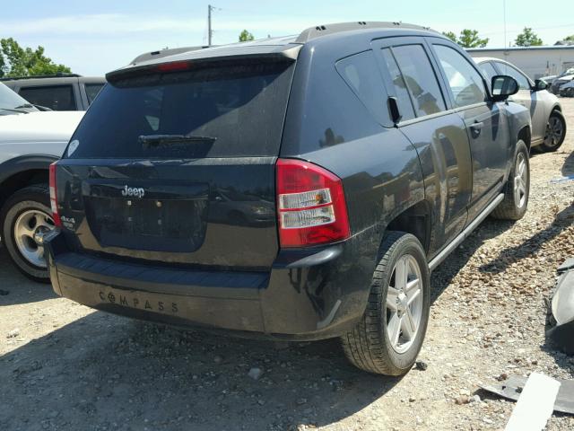 1J8FF47WX7D171036 - 2007 JEEP COMPASS BLACK photo 4